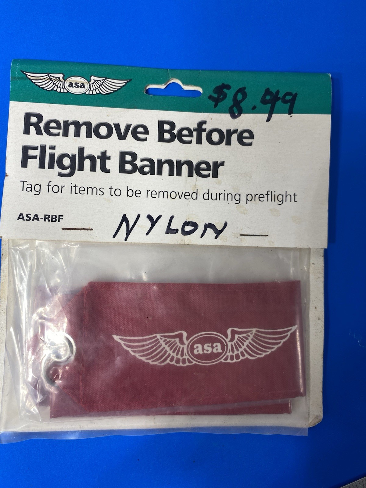 ASA Remove Before Flight Banner - High Visibility Red Streamer - ASA-RBF