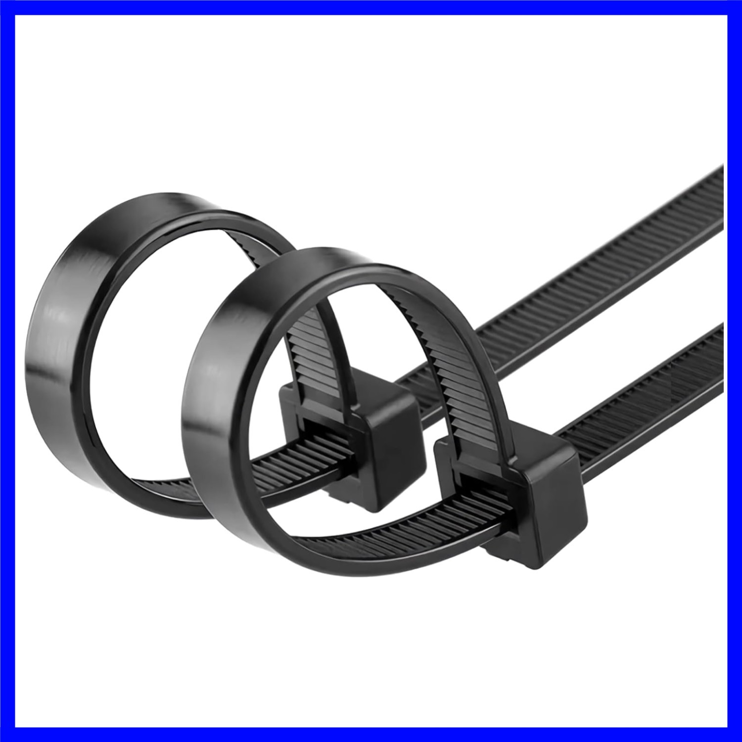Heavy Duty 24 Inch Zip Ties, 30 Pack - Extra Long Black Cable Ties for Outdoo...