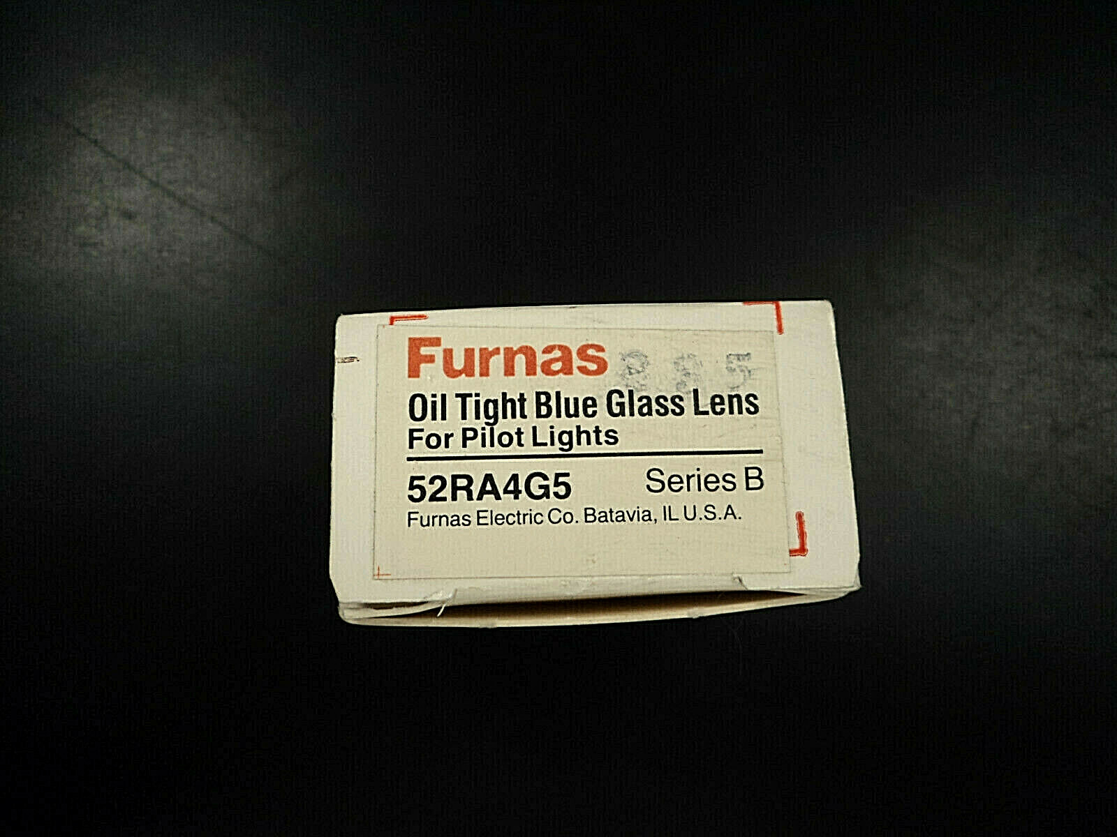 Siemens-Furnas 52RA4G5 Oil Tight BLUE Glass Lens for Pilot Lights