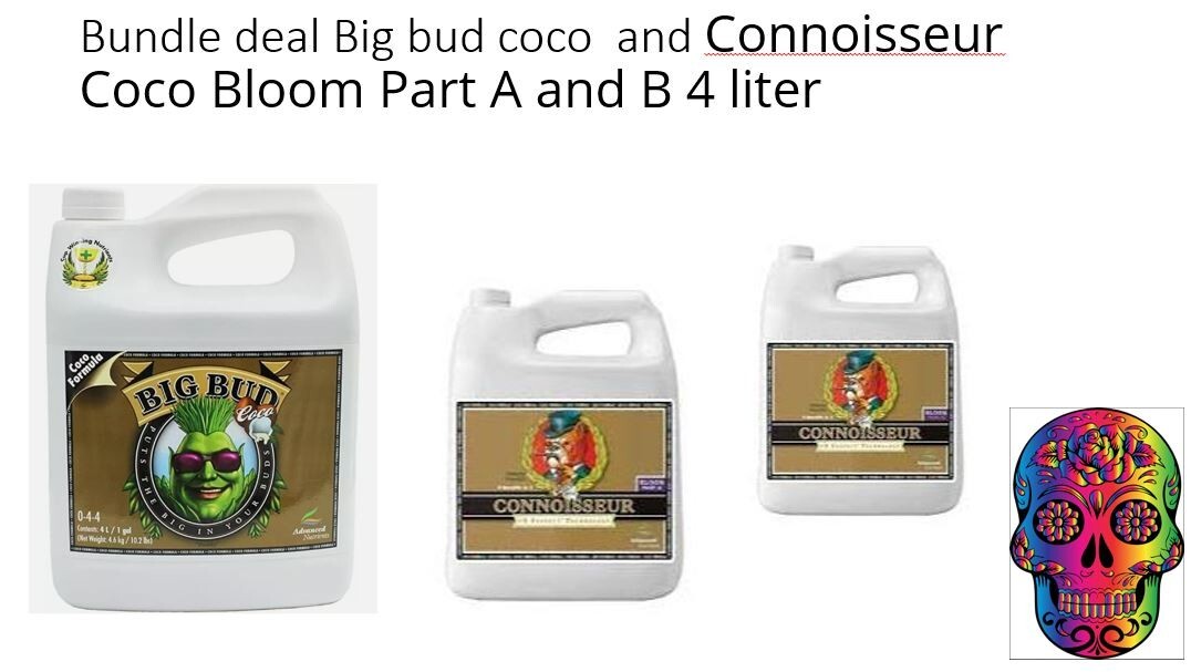 Advanced Big Bud Coco and Connoisseur Coco Bloom Part A & B / 4 L Bundle deal
