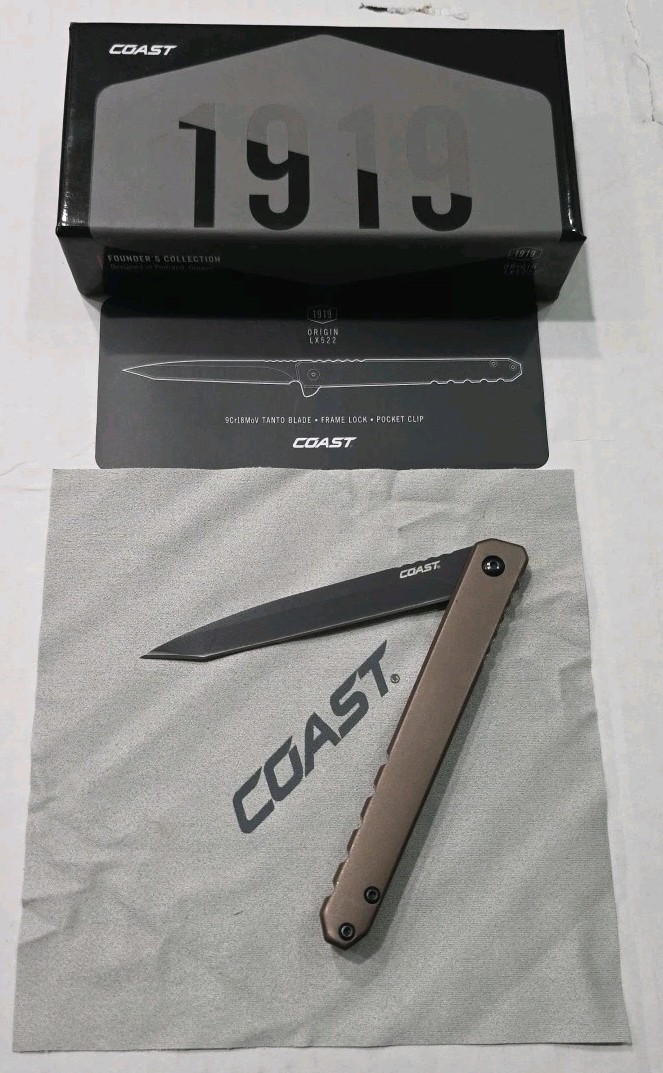 COAST 1919 Founder's Collection LX522, Gentleman's EDC Folding Knife - NEW/RARE
