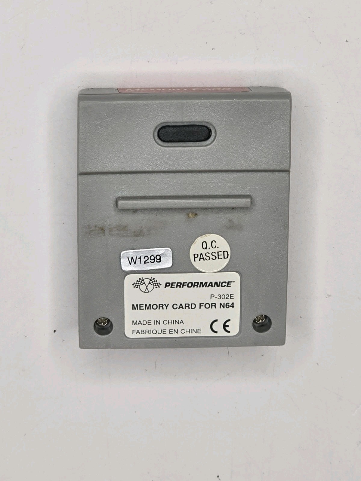 Nintendo 64 Performance Memory Card (P-302)
