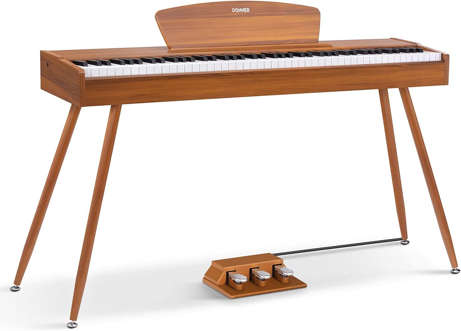 Donner DDP-80 Digital Piano Keyboard 88 Key 128 Polyphony | Sound Upgraded