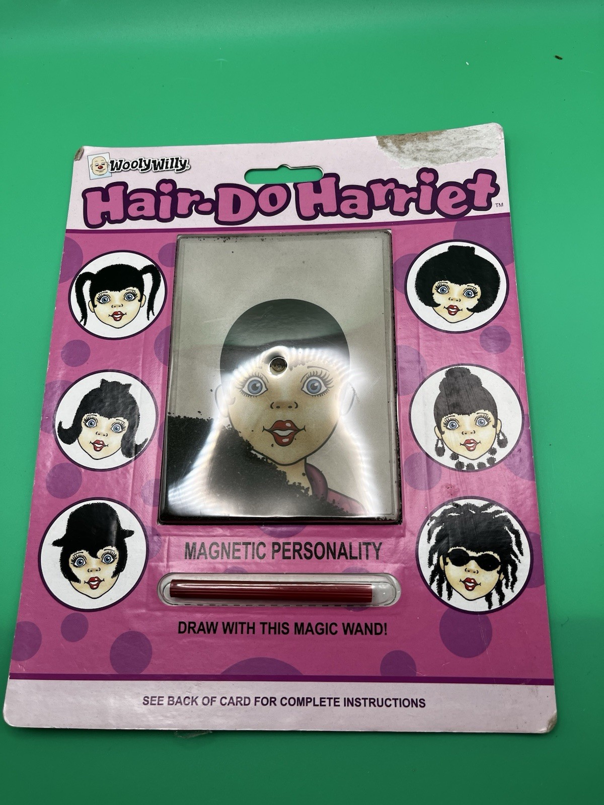 Playmonster  Wooly Willy Hair-Do Harriet Magnetic Personality Doodle Toy ~ NEW