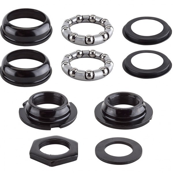 Steel BMX Bottom Bracket, OLDSCHOOL GT BMX SE AMERICAN RETRO BLACK 24tpi SET NEW
