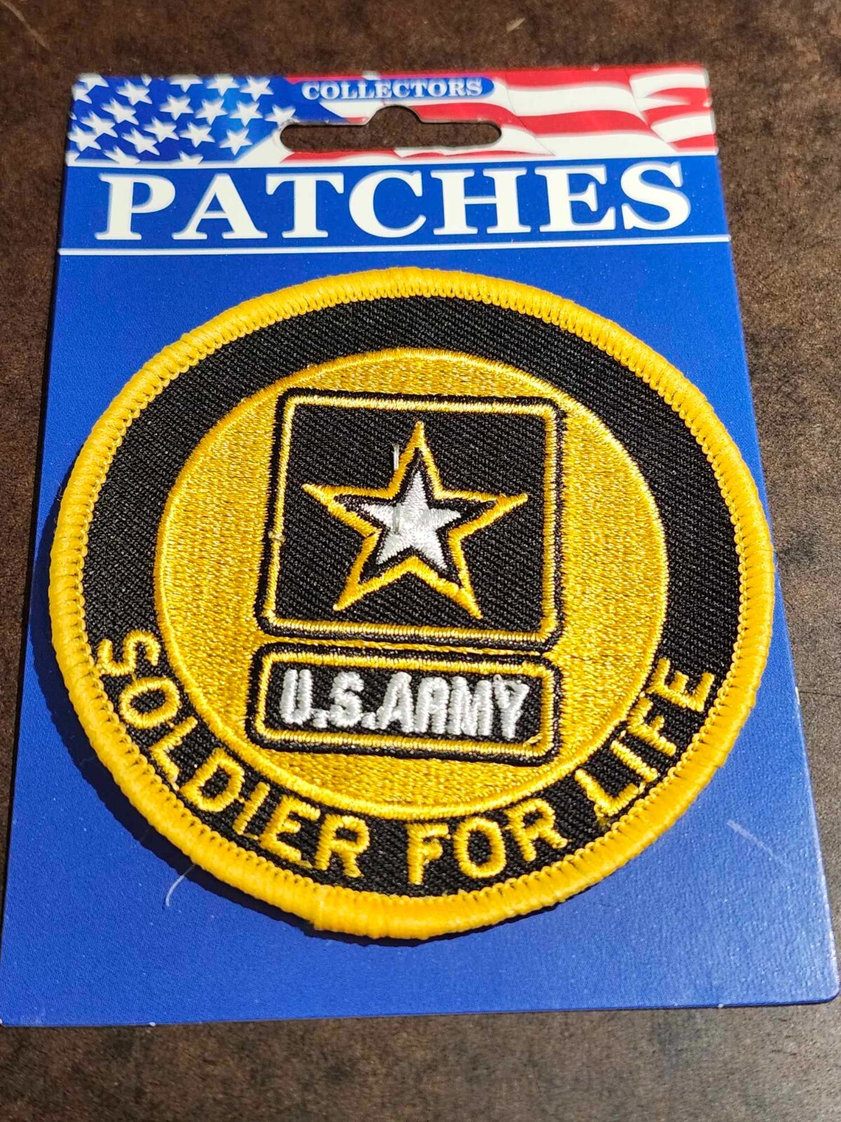 US Army - Soldier for Life -  3" Embroidered Patch (N193)