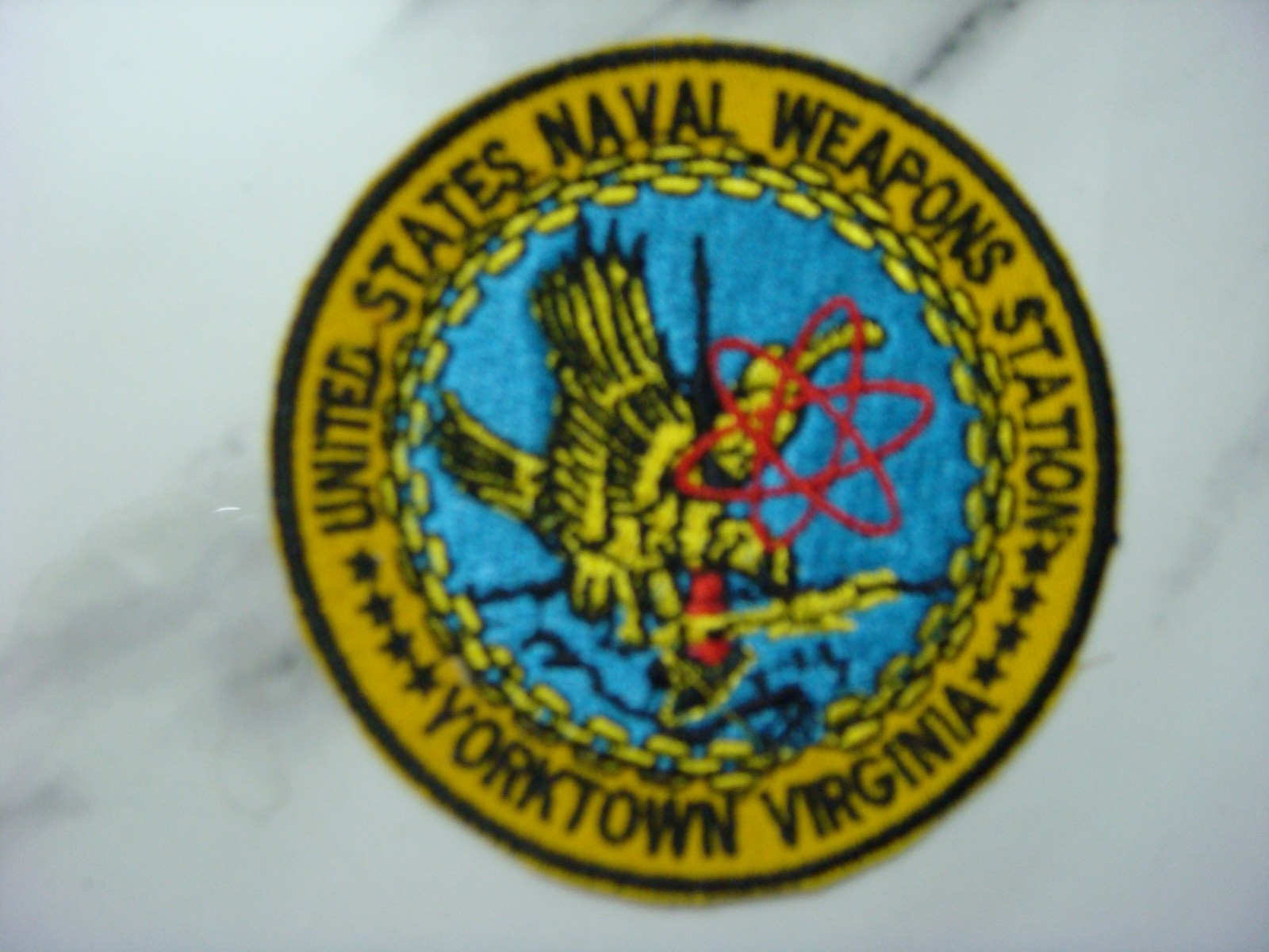US NAVY- NAVAL WEAPONS STATION IN YORKTOW-, VIRGINIA, VIETNAM WAR PATCH