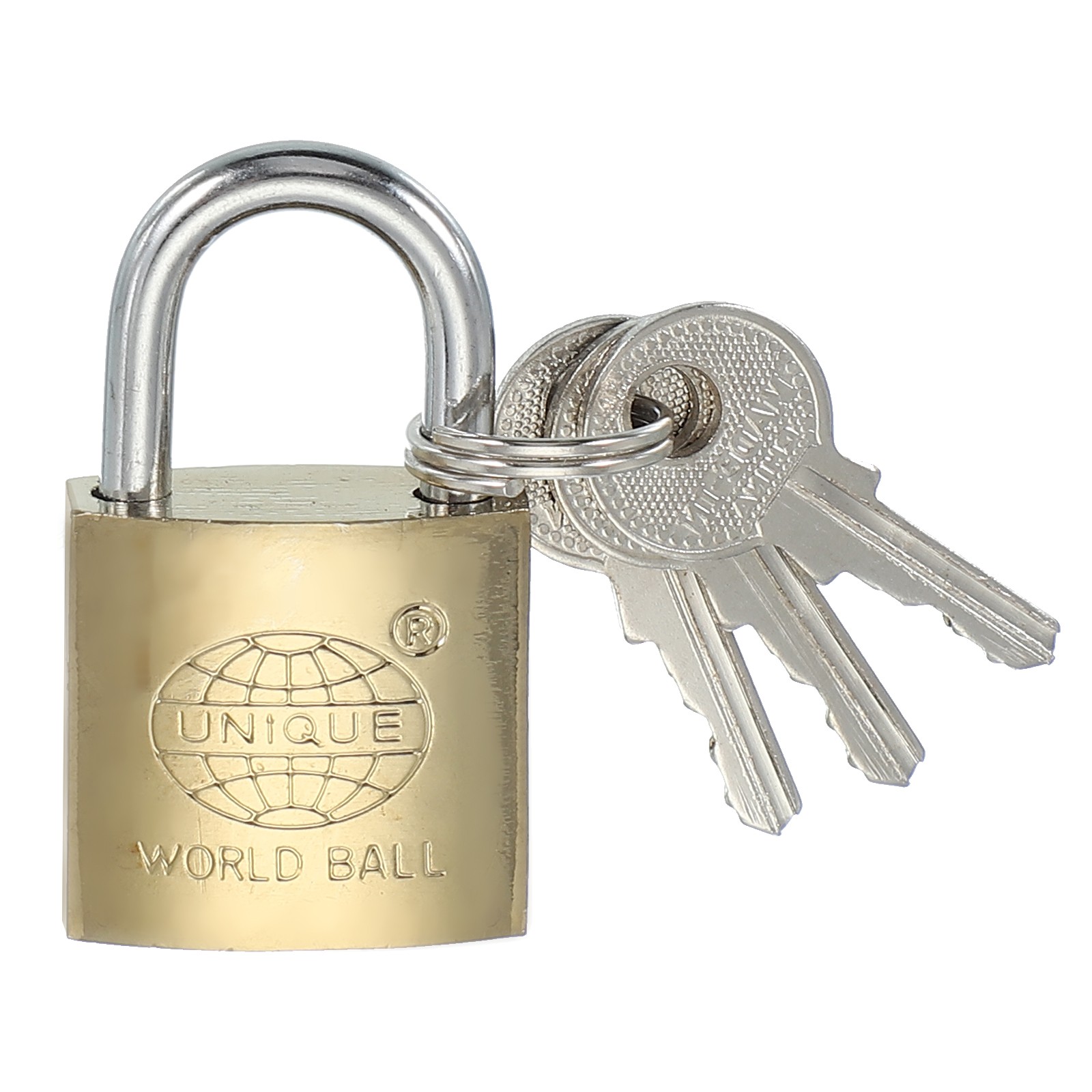 Stainless Steel Padlocks 1.6" Long Shackle Lock with 3 Keys