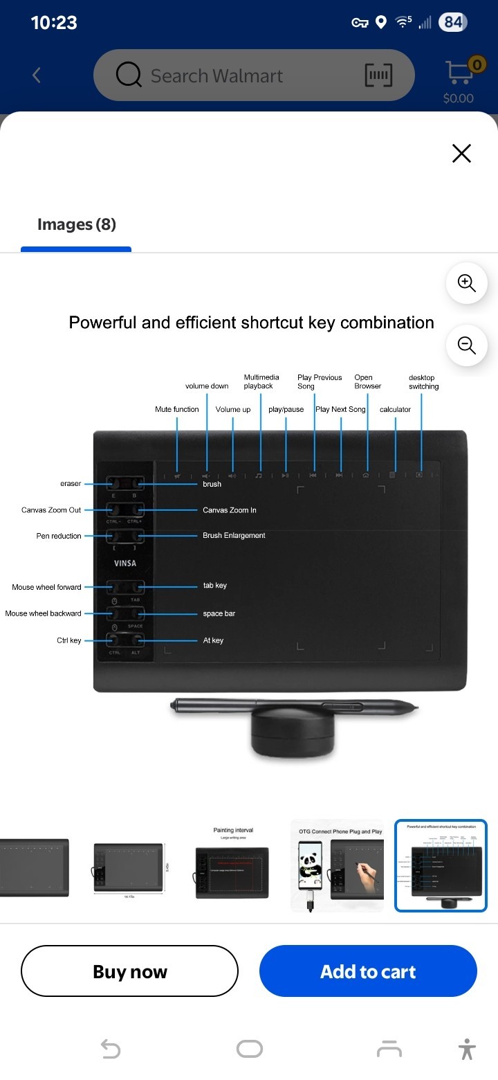 Vinsa 1060Plus Graphics Drawing Tablet, a tool designed for digital art and...