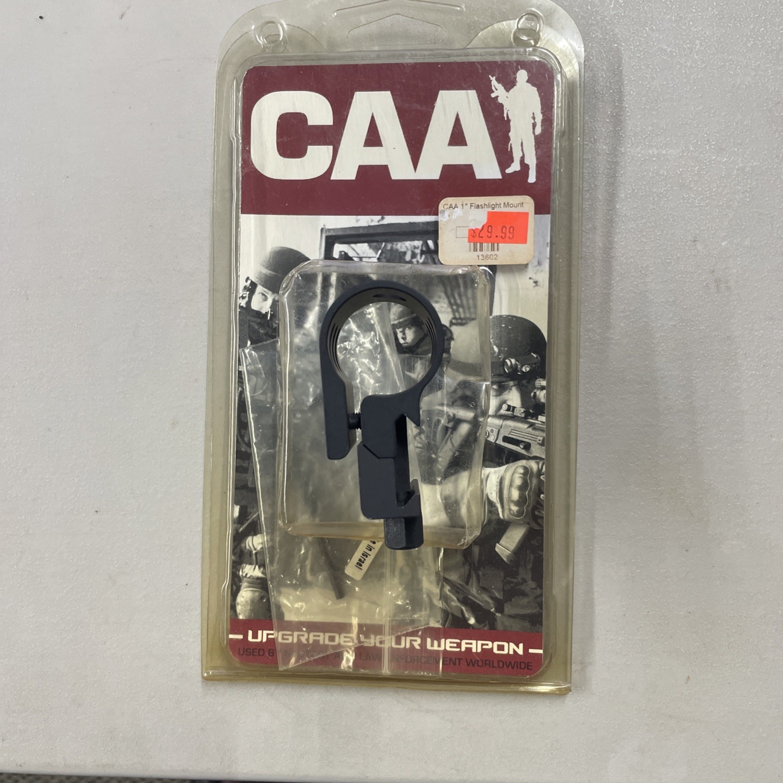 Caa Weapon Light Mount. Aluminum Flashlight Mount 1 Inch