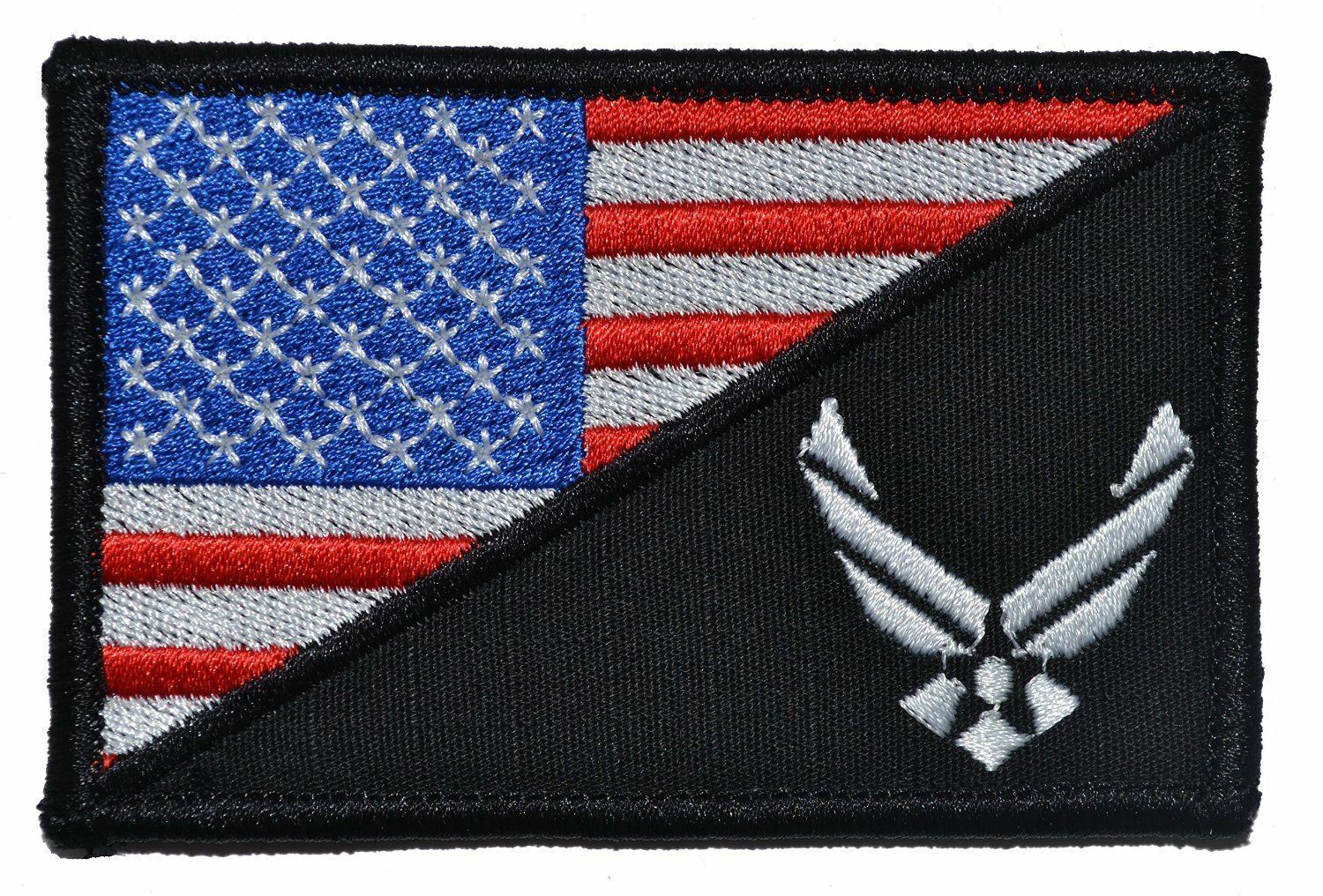 U.S. Air Force Emblem USA Flag - 2.25x3.5  Patch