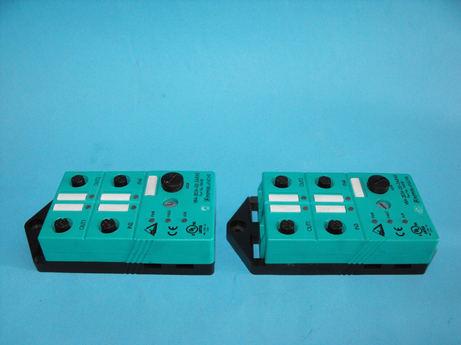 PEPPERL+FUCHS VBA-2E2A-G2-ZA/EA2.AS-Interface Sensor.114618.(LOT2PCS).USED