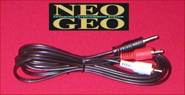 FULL STEREO Audio Adapter Cable for the SNK Neo Geo AES+ Console System NEW
