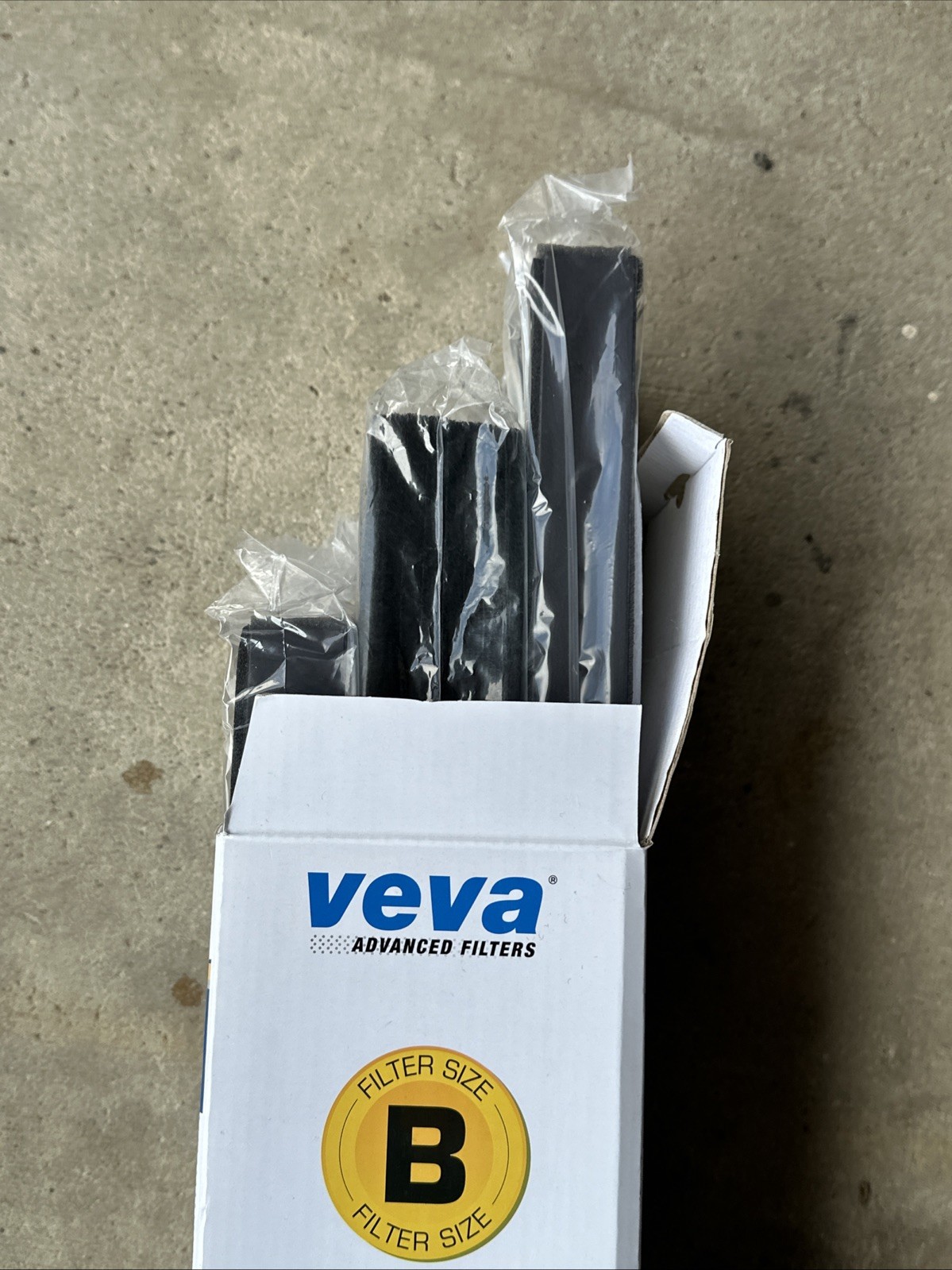 VEVA Filter B Premium HEPA 2 Filters & 8 Carbon Pre Filters GG4825-2 New Open Bx