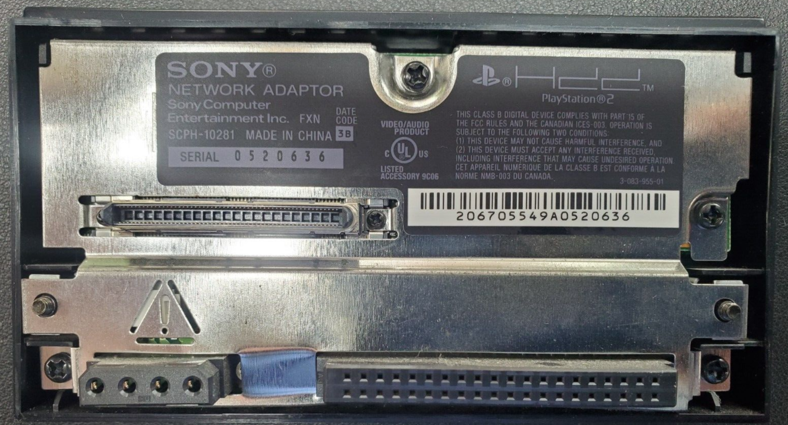 Sony PlayStation 2 PS2 HDD & Network Adaptor SCPH-10281