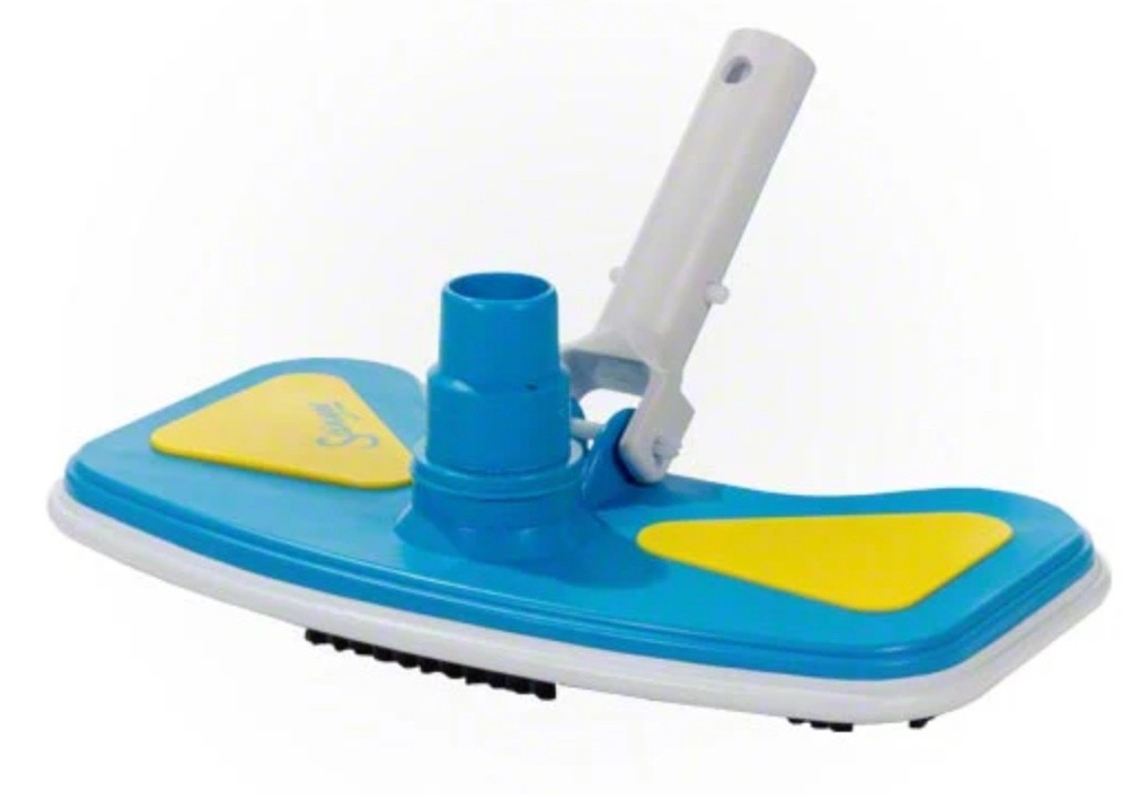 In & Above Ground Swimming Pool Vinyl, Fiberglass Brush Bottom Vacuum Head