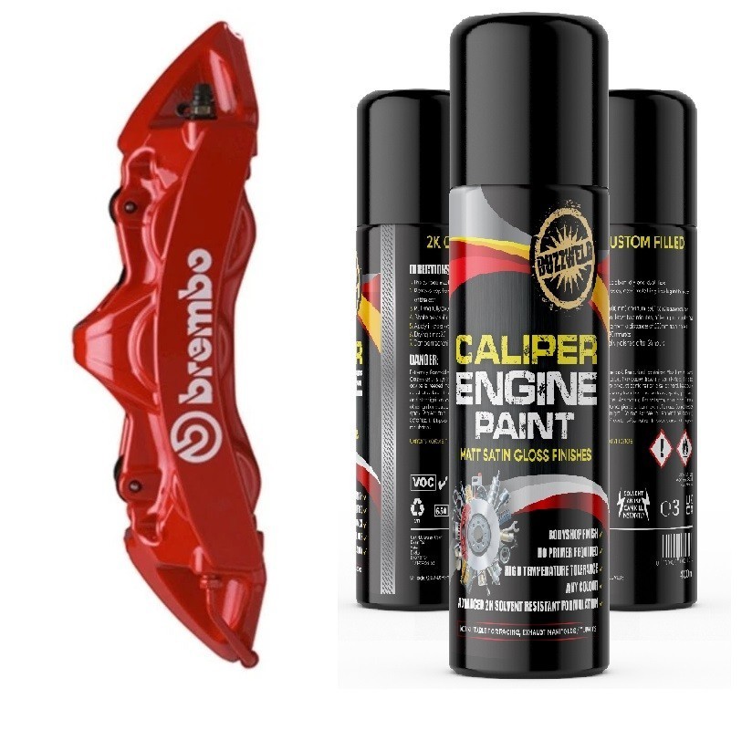 BREMBO Red Brake Caliper Paint VHT Proper 2K- DTM Gloss Buzzweld