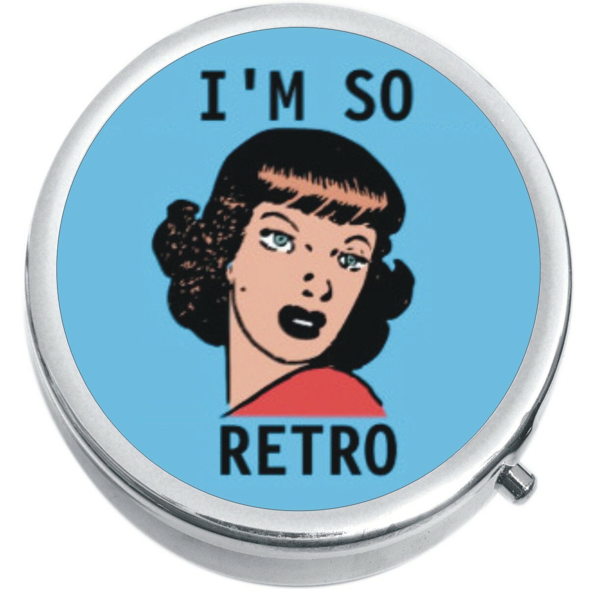 So Retro Medicine Vitamin Compact Pill Box