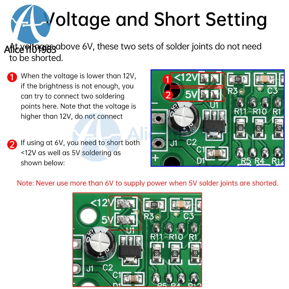 1/5/10PCS DC4-40V 0-9999 Digital Counter Module With Power Cut Memory Function