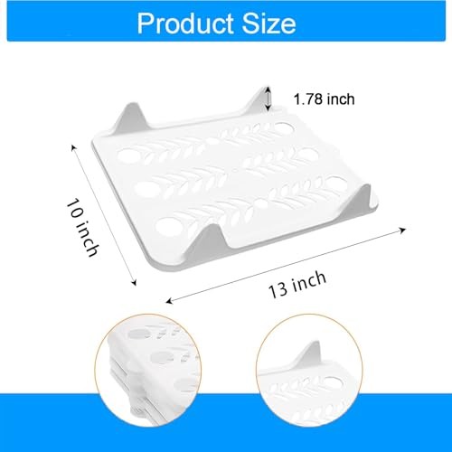 10 PCS T Shirt Organizer for Clothes Storage, Stackable Closet Organizer with