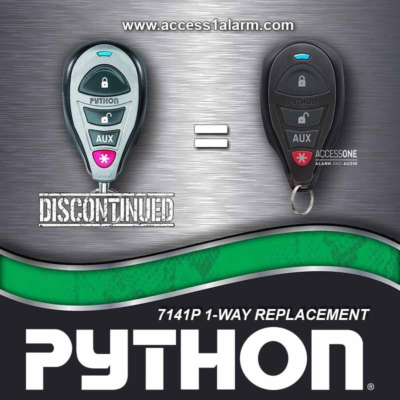 Python 7141P 1-Way 4-Button Remote Control For 502 3102P New 7145P EZSDEI7141