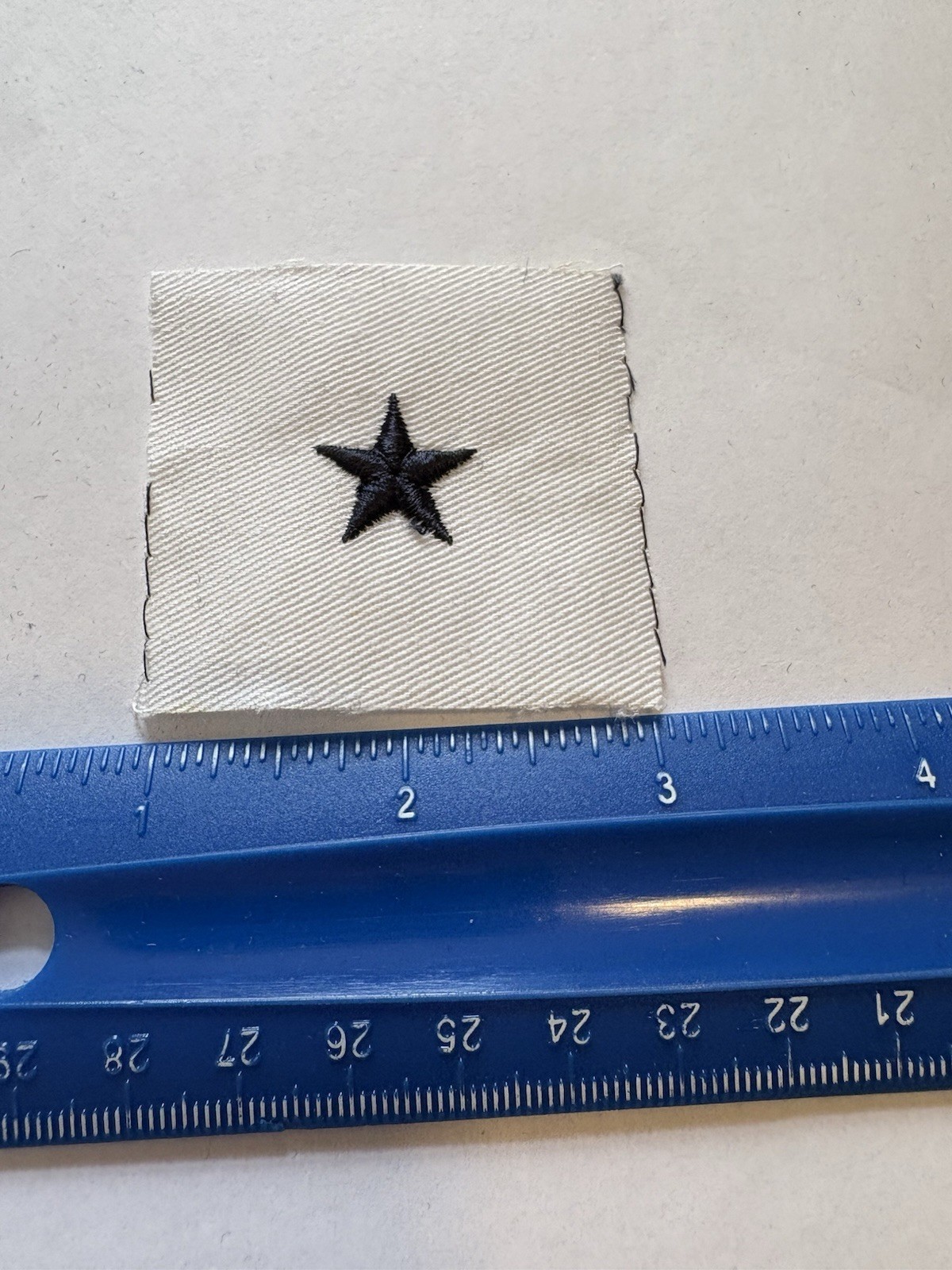US Navy USN Line Officer White Cotton Sleeve Rating Insignia Patch INV12791