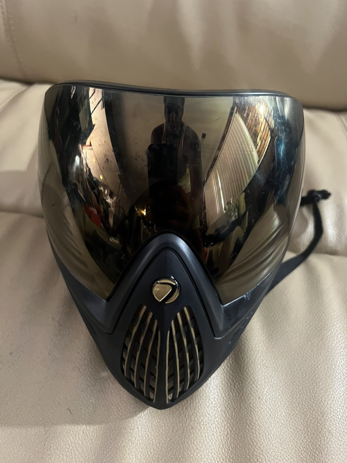 Dye Thermal Paintball Goggle Goggles Mask - Onyx Black / Gold