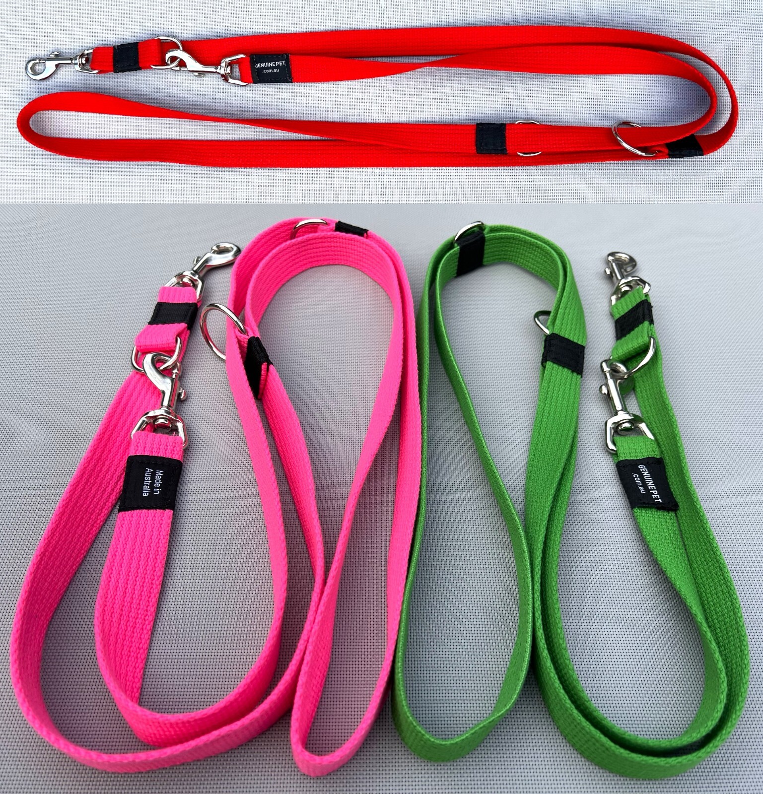 Multi-Function Dog Lead Training Leash Collar Webbing