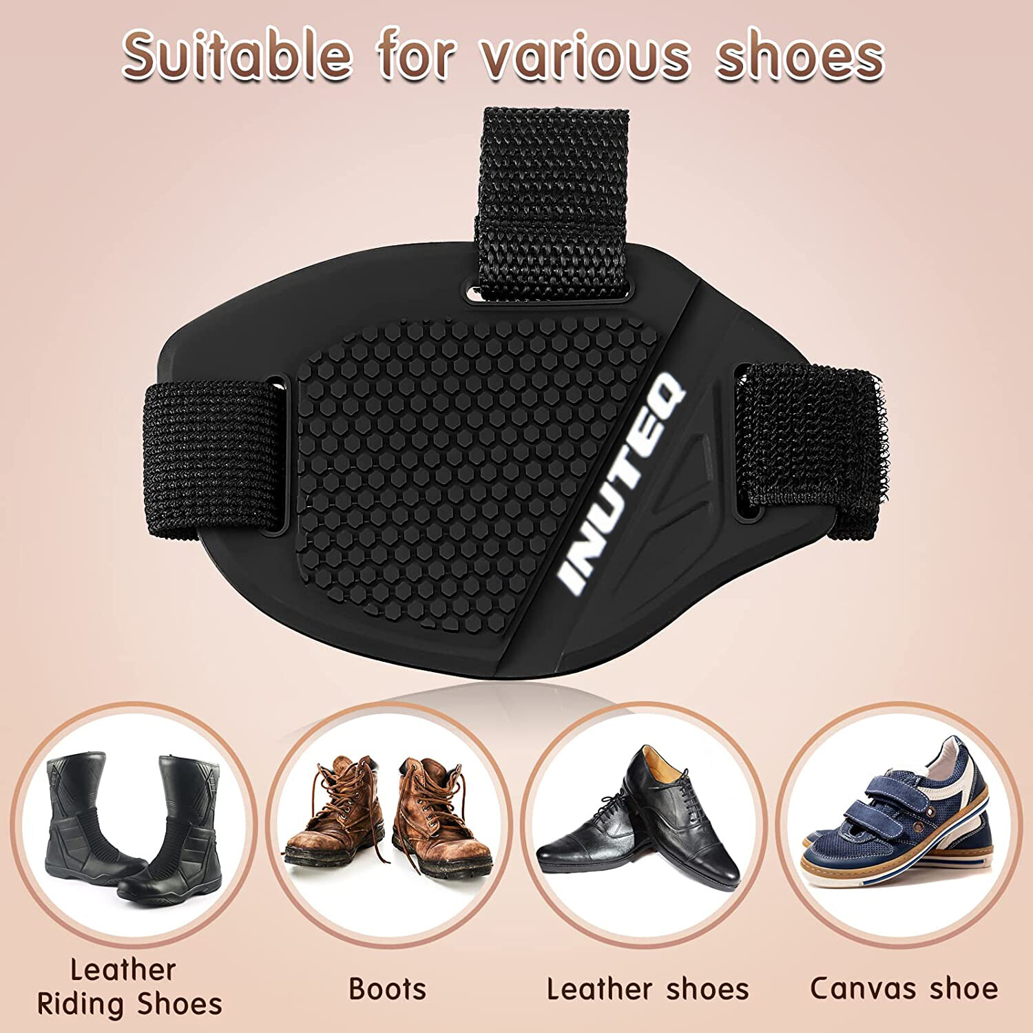 Motorcycle Shift Pad Shoe Boot Cover Protector Useful Gear Shifter Accessories