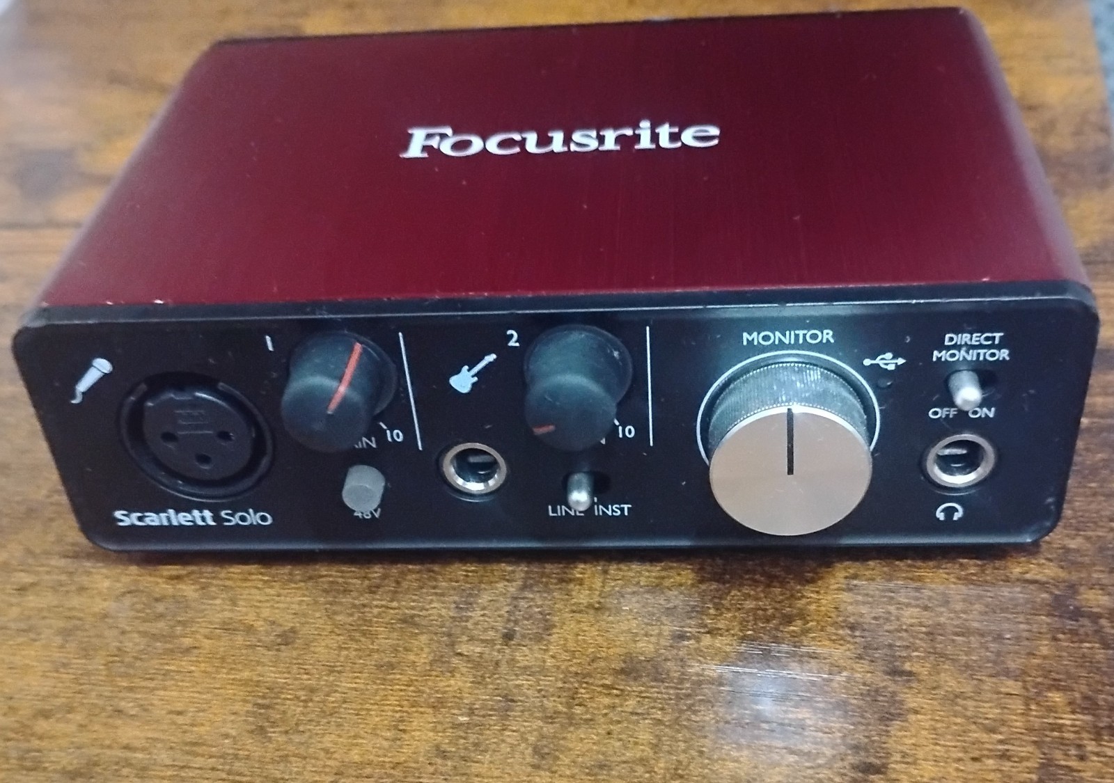 Focusrite Scarlett Solo 2nd Gen USB Audio Interface