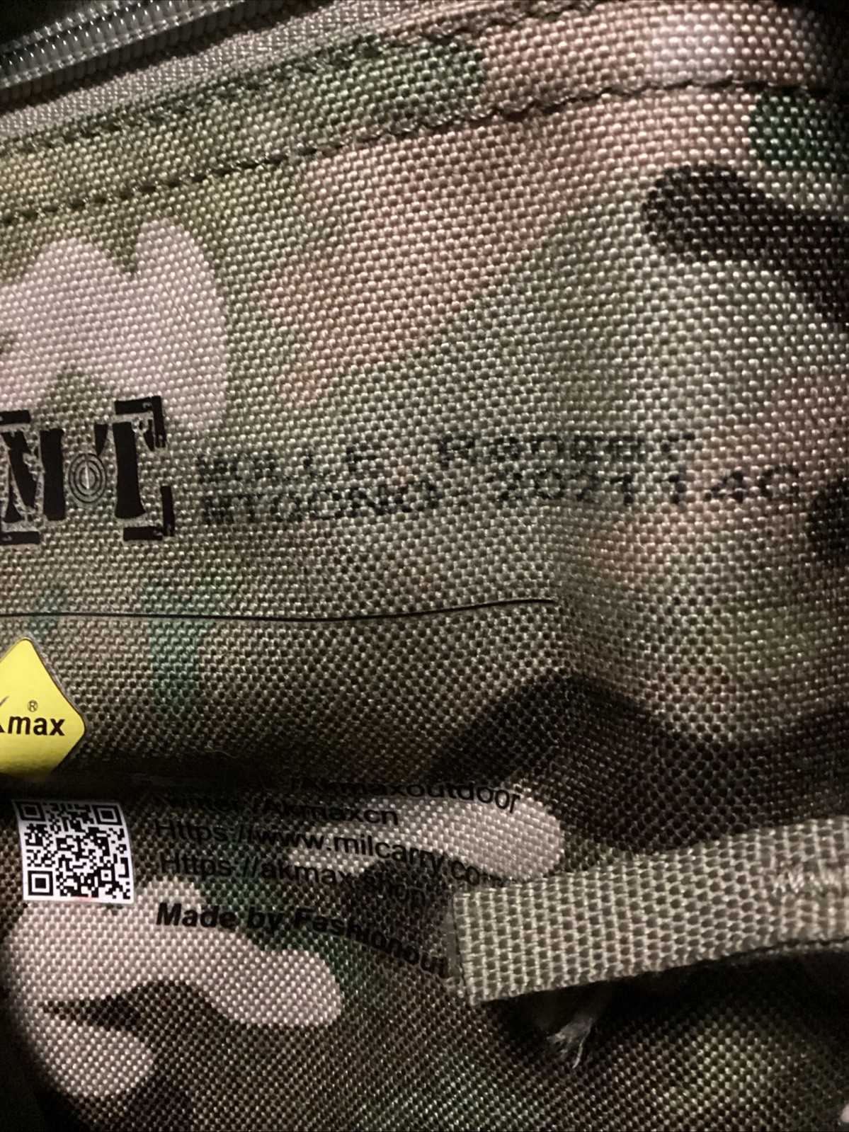 MOLLE MEDIUM RUCKSACK Medium Multicam 60L Load Pack With Frame