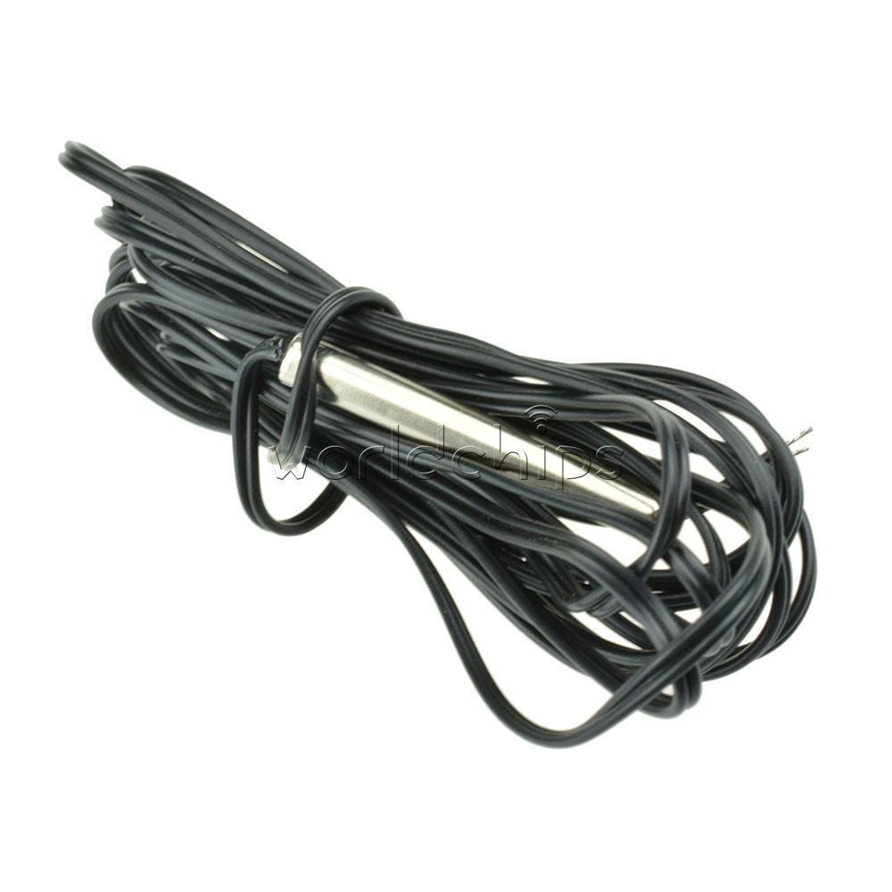 5Pcs NTC Thermistor Temperature Sensor 10K 1% 3435 Waterproof Probe 1.5M
