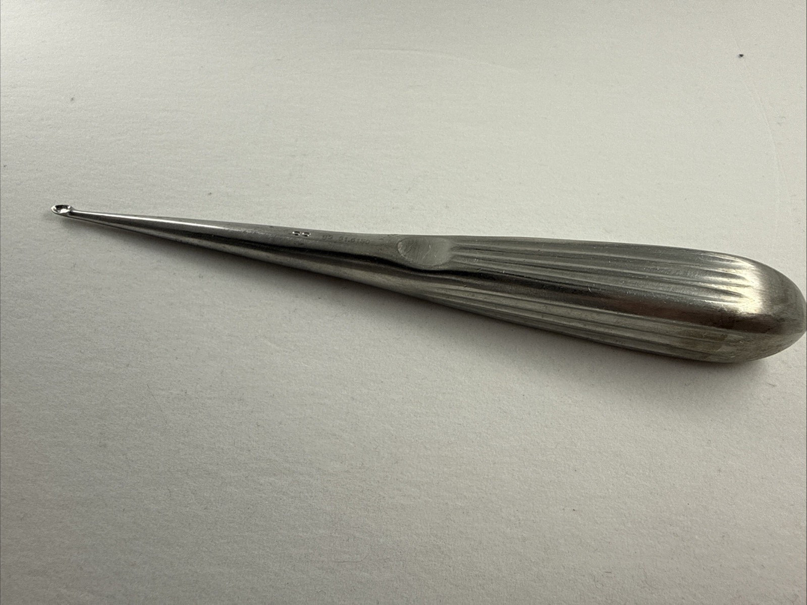 gSource Brun Curette 7" Hollow Handle Straight Oval #2/0 gS 51.6150