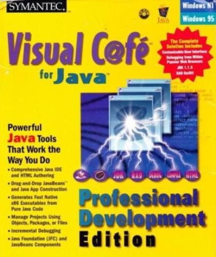 Visual Cafe 2.5 Professional Development + Manual PC CD create Java applications