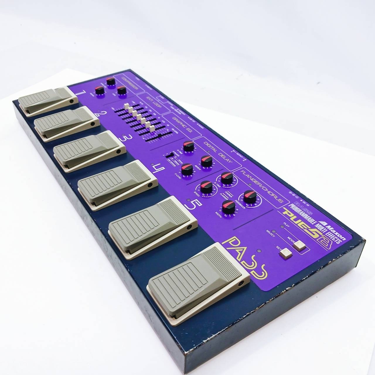 MAXON PUE5B Bass Multi Effects Processor Pedal effector Tested Japan BE1720