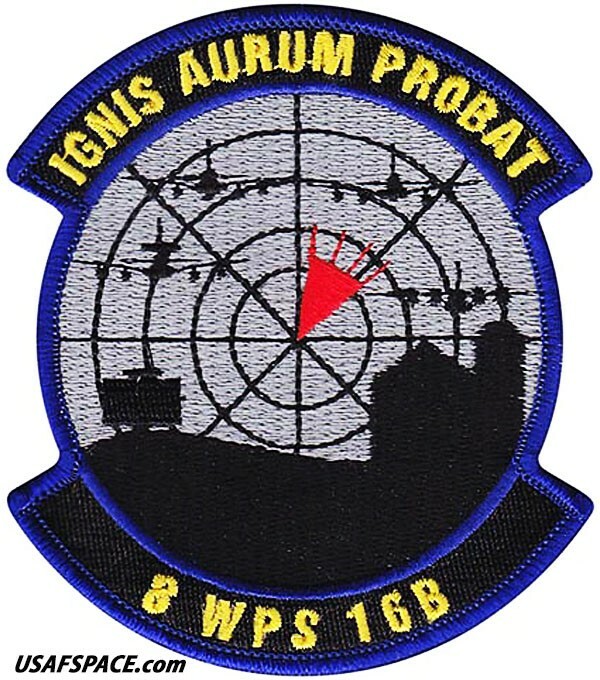 USAF 8TH WEAPONS SQ -8 WPS- Nellis AFB, NV- ORIGINAL VEL PATCH
