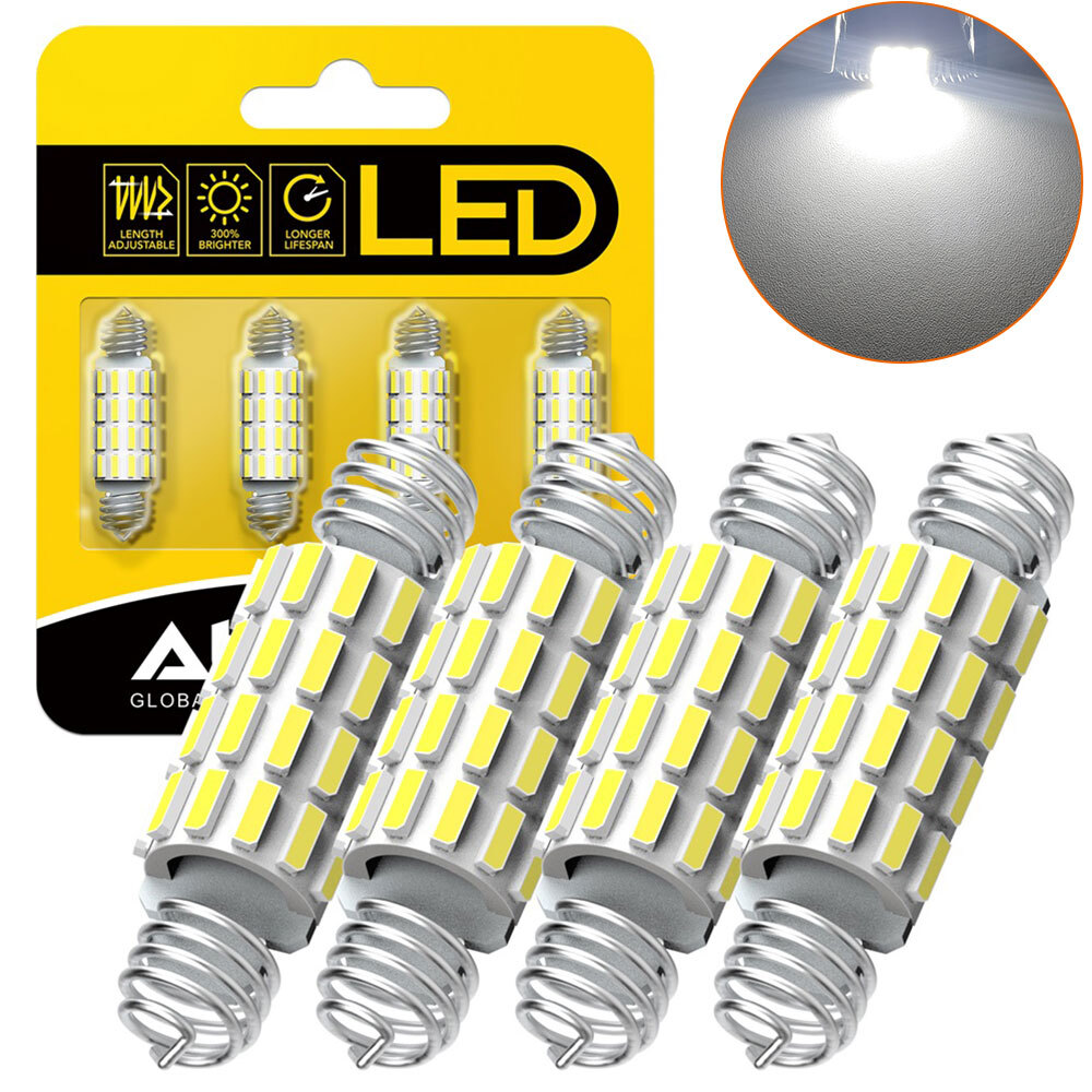 AUXITO 39-42MM 211-2 212-2 578 LED Interior Map Light Bulb 6000K CANBUS White