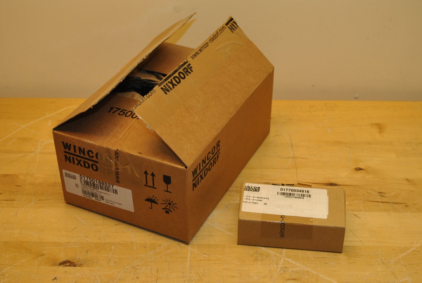 Wincor Nixdorf 01750188527 Check & Cash Transfer Mechanism w/ 01770034916 Cover