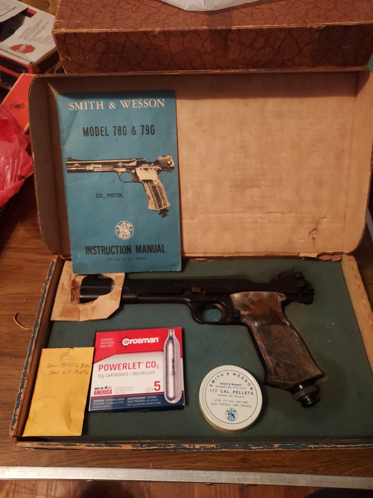 S & W Model 79G .177 Cal Factory Box Manual  Tested