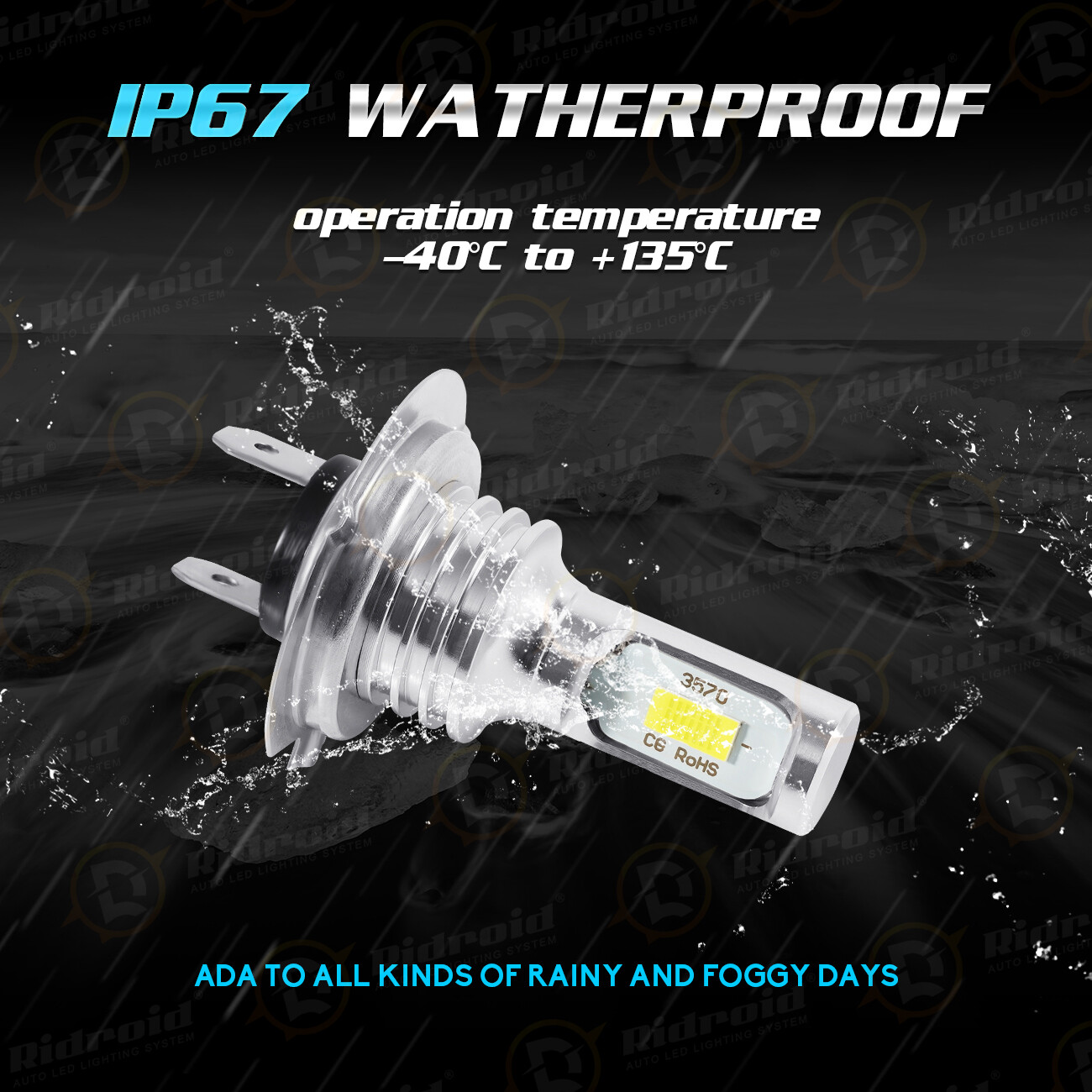 For Mazda 3 2004-2008 2009 4X High/Low Beam LED Headlight Bulbs 6000K Combo Kit