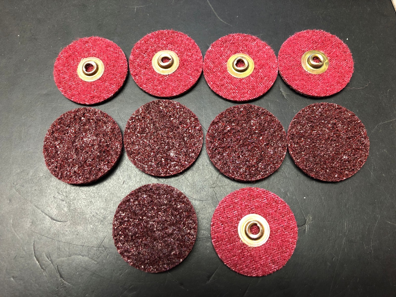 Lot of 10 - STANDARD ABRASIVES Quick Chg Discs - 2" FE Med Surface Cond # 840332