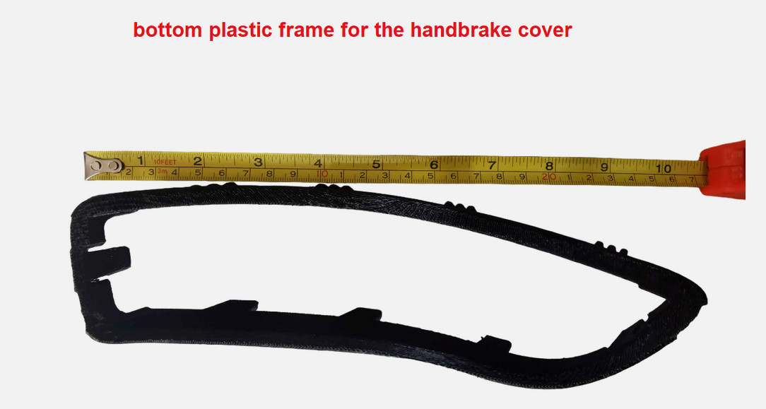 Handbrake Boot + Inner Plastic Frame For Bmw X3 E83 2003-2010 Black Leather