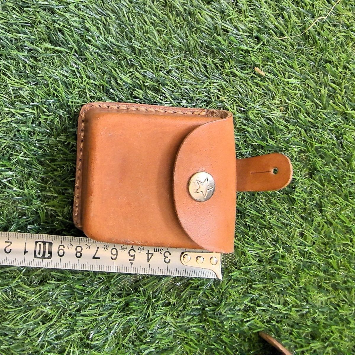 1pc Chinese Military Surplus Type 62 Cowhide Compass Leather Box