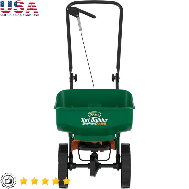 Turf Builder Broadcast Spreader EdgeGuard Lawn Care Fertilizer Seed Salt New