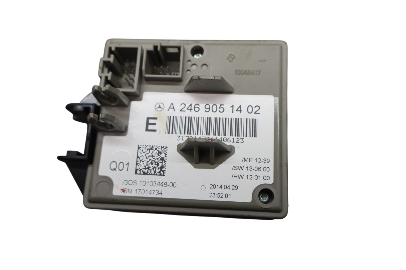 14-17 Mercedes B Electric Drive Ignition Switch Control Module Unit Oem
