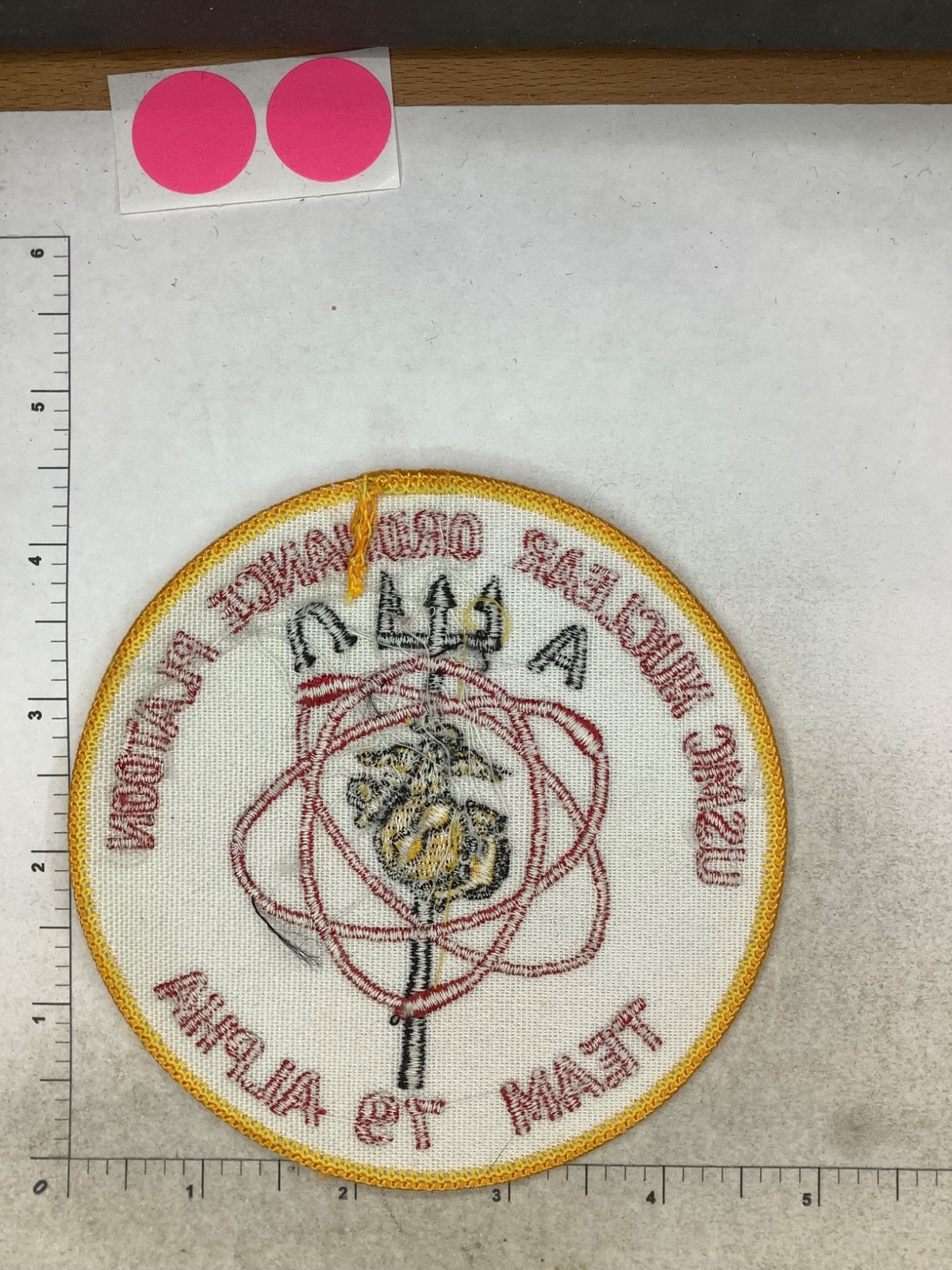 USMC NUCLEAR ORDNANCE PLATOON TEAM 79 ALPHA PATCH