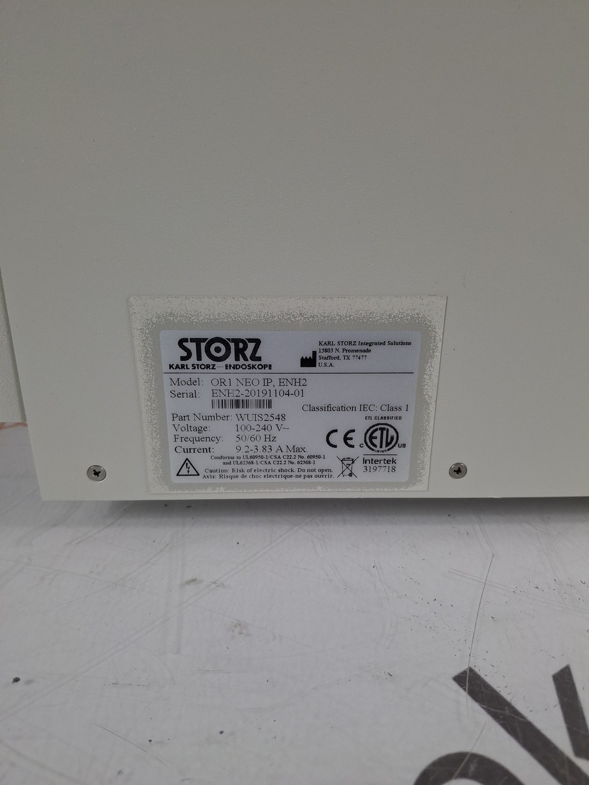 Karl Storz OR1 NEO IP Control Processor