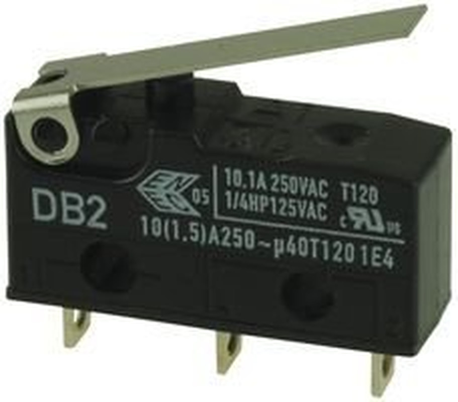 DB2CA1LB MICRO SWITCH HINGE LEVER SPDT 10.1A 250V (1 Piece)