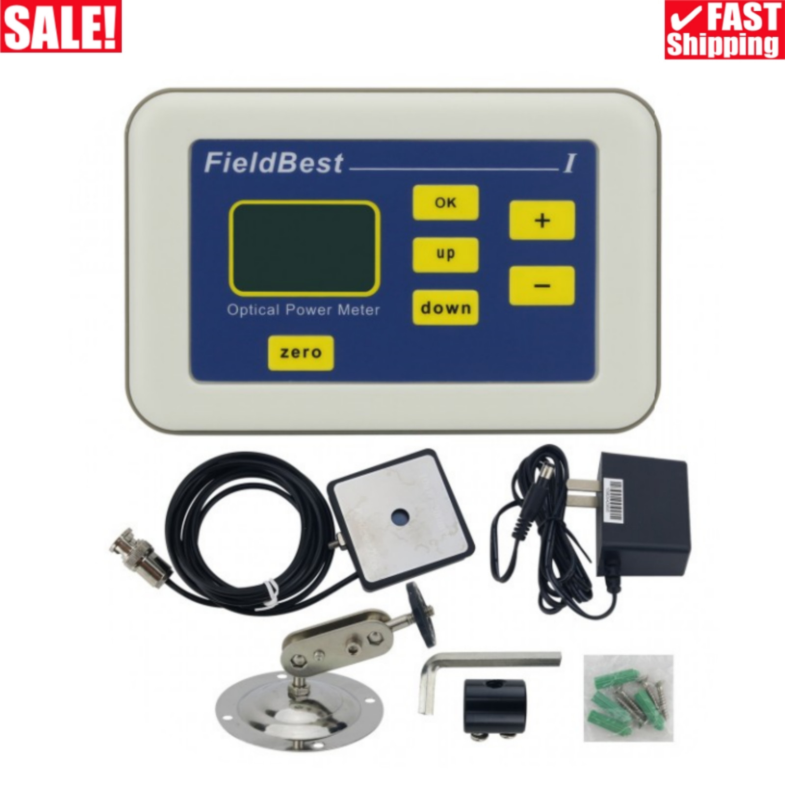 10uW-200mW Optical Power Meter Laser Power Meter Full Wavelength 10uW