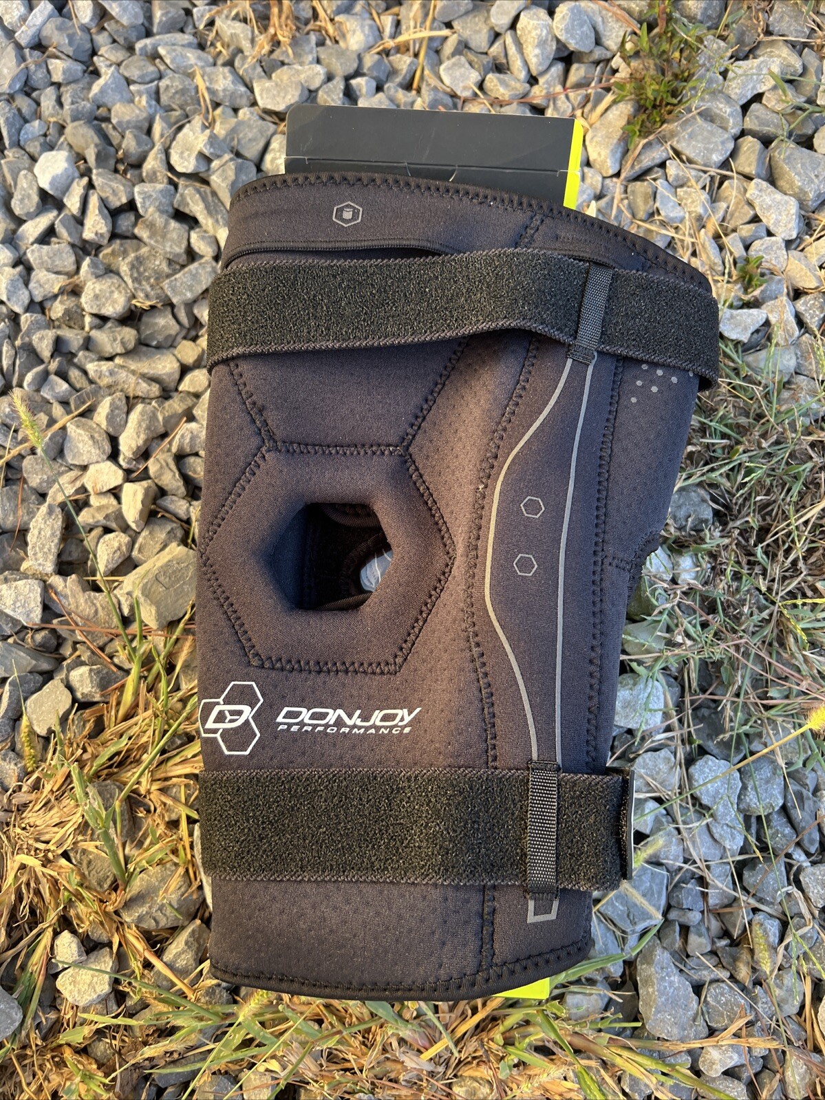 DonJoy Bionic Knee Brace (Black/Large) - Bilateral Hinged Knee Wrap -Size Large